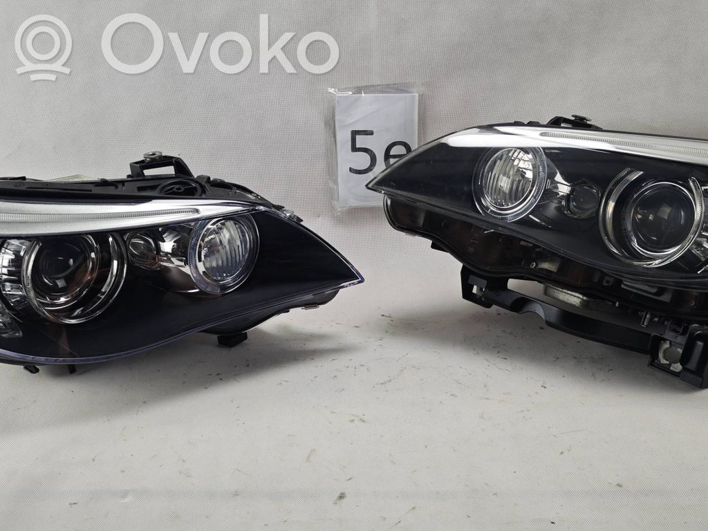 BMW 5 E60 E61 Priekšējais lukturis 