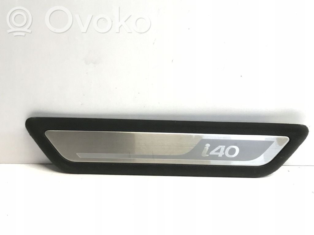 Hyundai i40 Aizmugurējā sliekšņa dekoratīvā apdare (iekšējā) 