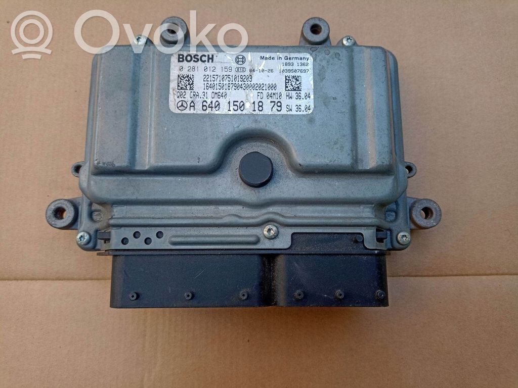 Mercedes-Benz A W169 Engine control unit/module 
