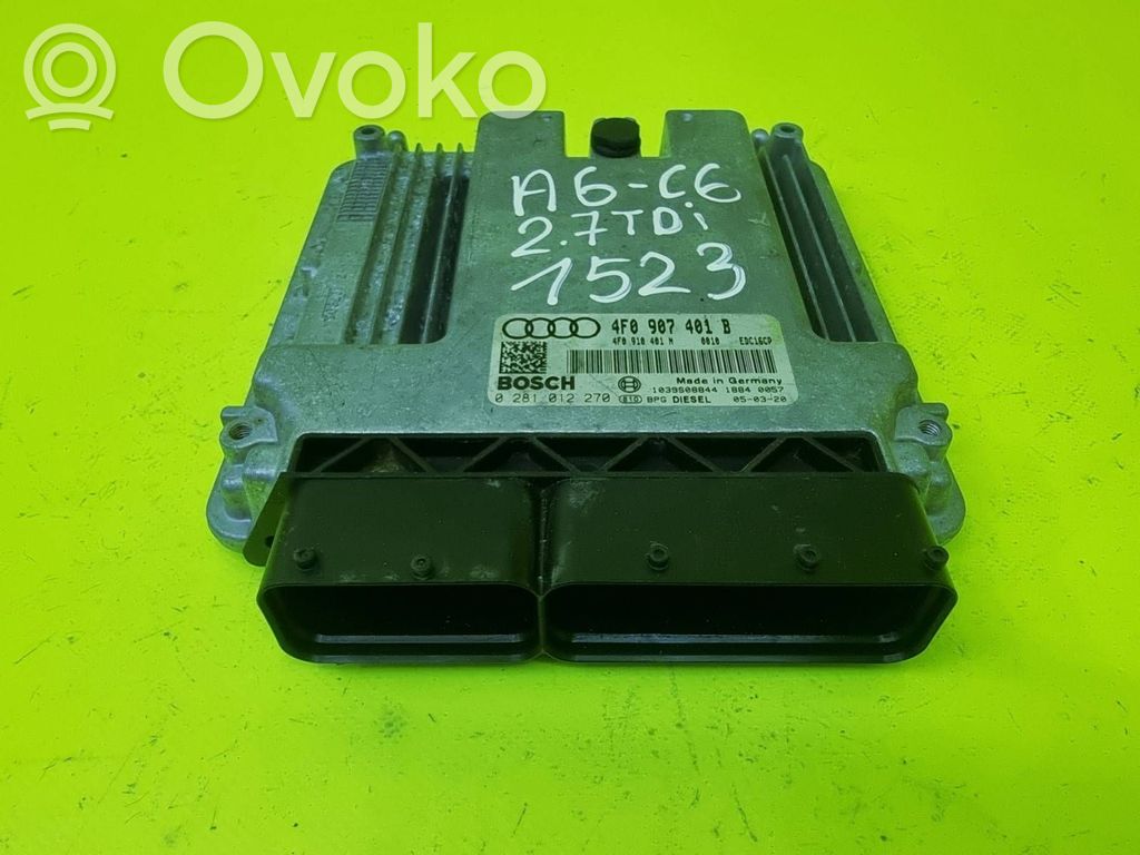 Engine control unit/module   4F0907401B,4F0910401N,0281012270