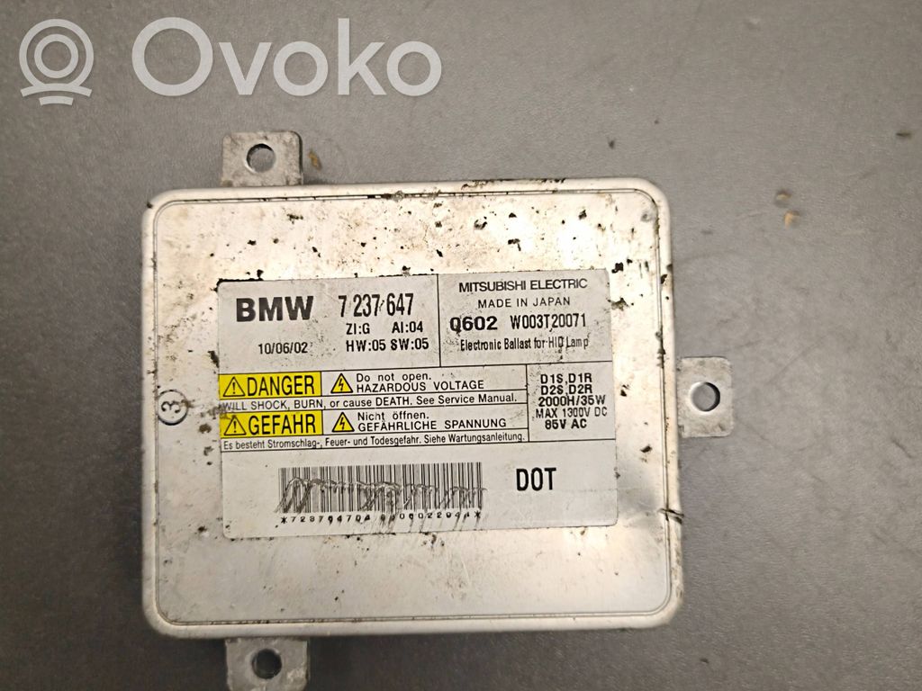 Headlight ballast module Xenon   7237647,W003T20071