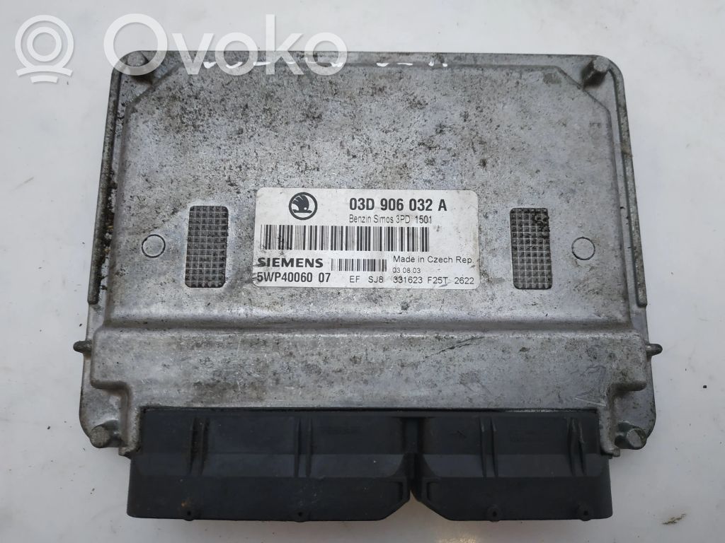 Skoda Fabia Mk1 (6Y) Engine control unit/module 
