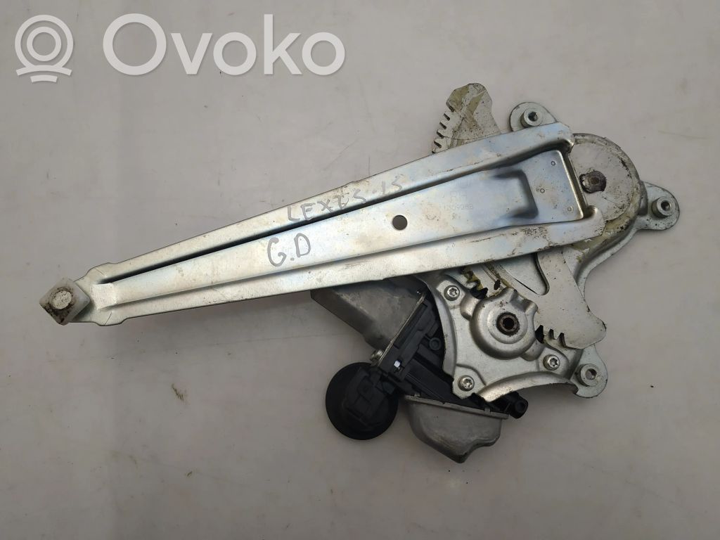 Lexus IS III XE30 Mechanizm podnoszenia szyby tylnej bez silnika 