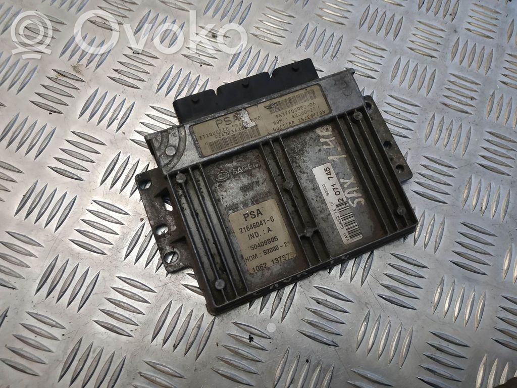 Engine control unit/module   9637705980,21646041