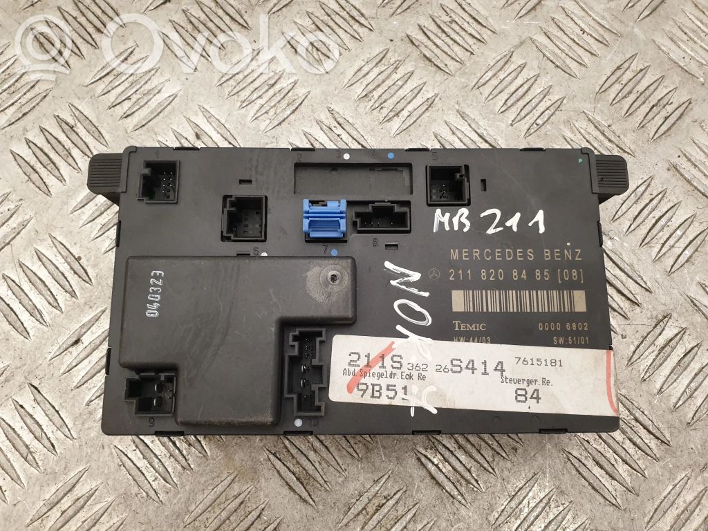 Mercedes-Benz E W211 Door control unit/module 