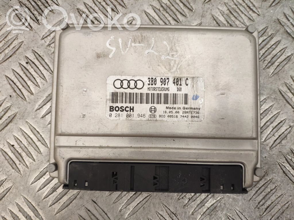 Volkswagen PASSAT B5 Engine control unit/module 