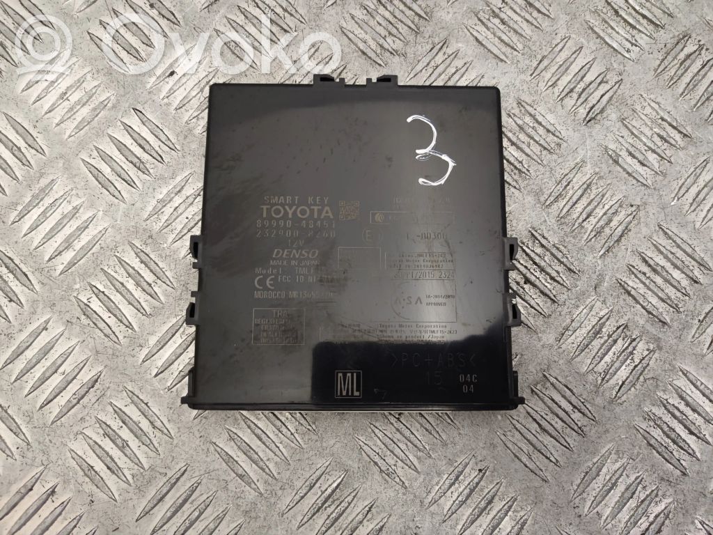 Lexus RX 450H Unitate/modul de control fără cheie (KESSY) 