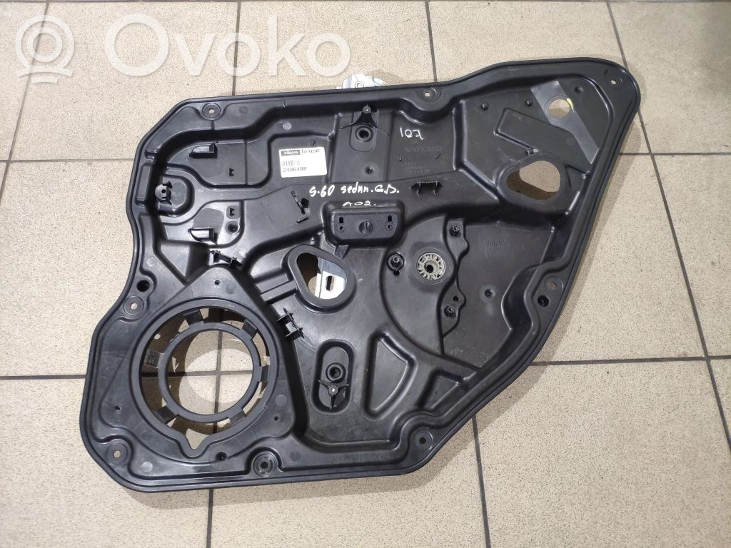 Volvo S60 Galinio el. lango pakėlimo mechanizmas be varikliuko 