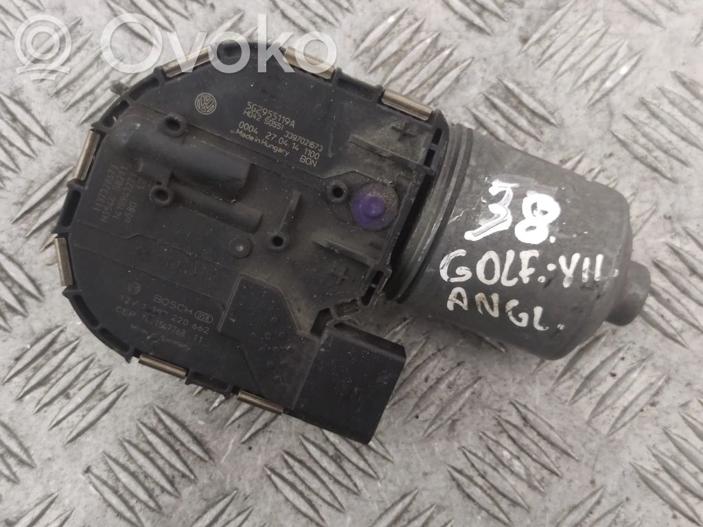 Volkswagen Golf VII Silniczek wycieraczek szyby przedniej / czołowej 