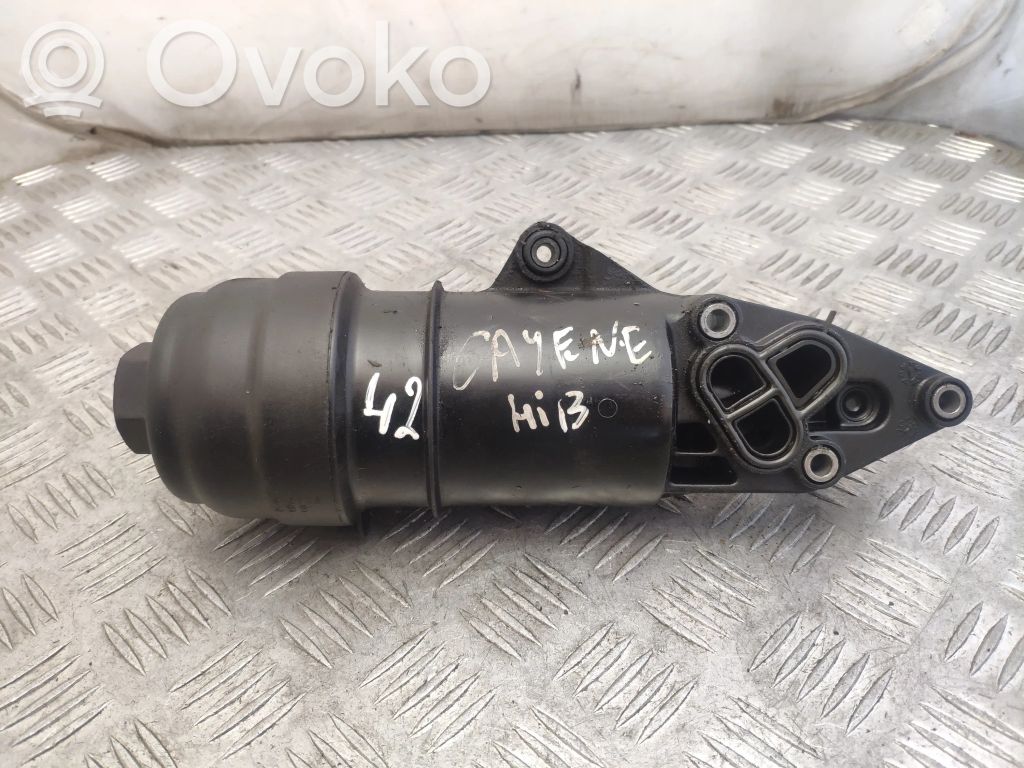Porsche Cayenne (92A) Mocowanie / uchwyt filtra oleju 