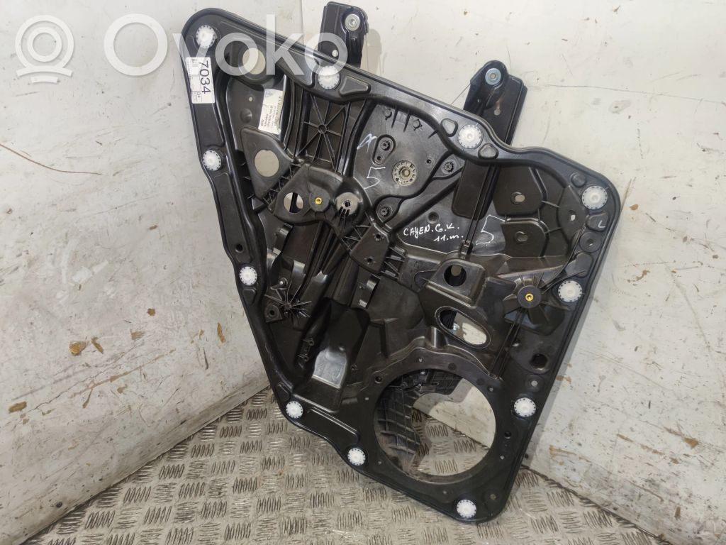 Porsche Cayenne (92A) Mechanizm podnoszenia szyby tylnej bez silnika 