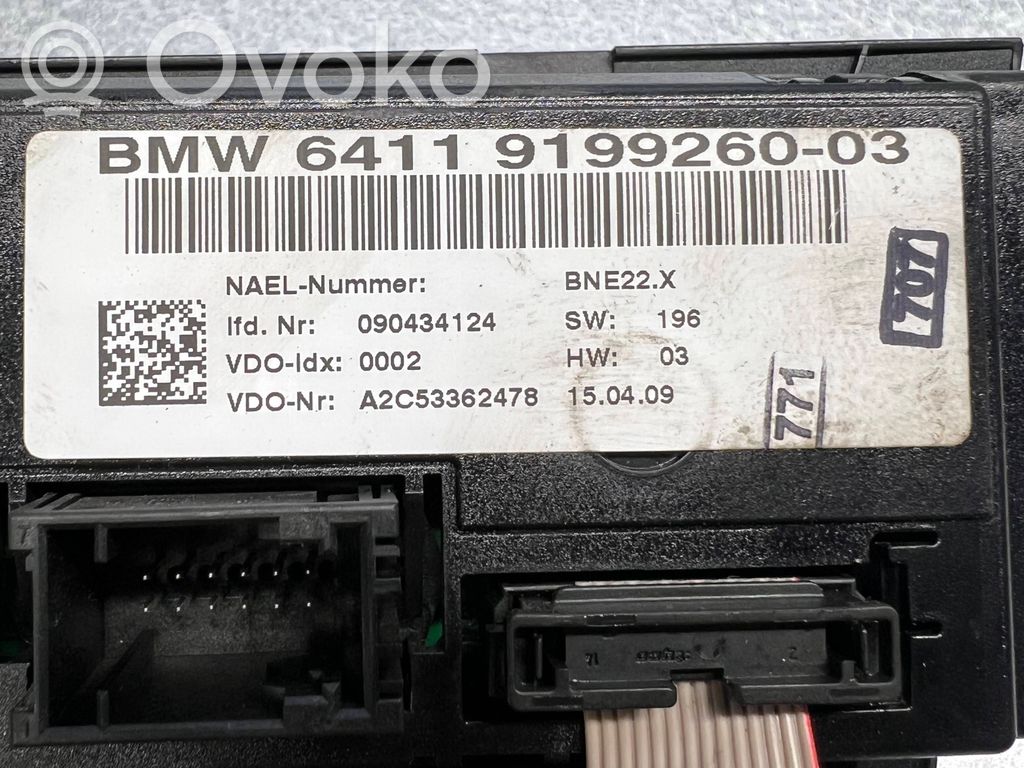 Panel klimatyzacji   090434124,090434124