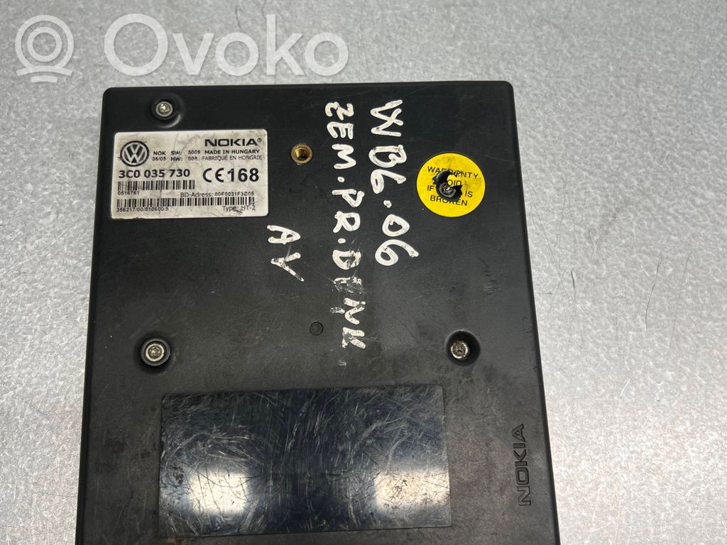 Volkswagen PASSAT B6 Bluetooth control unit module 