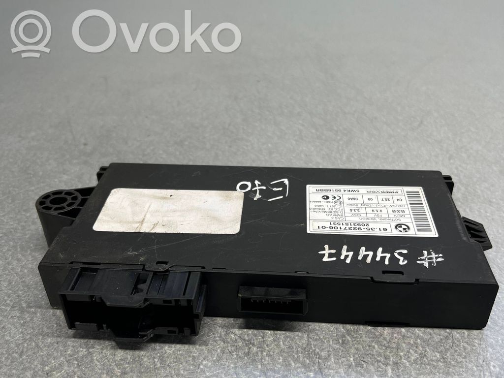 BMW X5 E70 Comfort/convenience module 