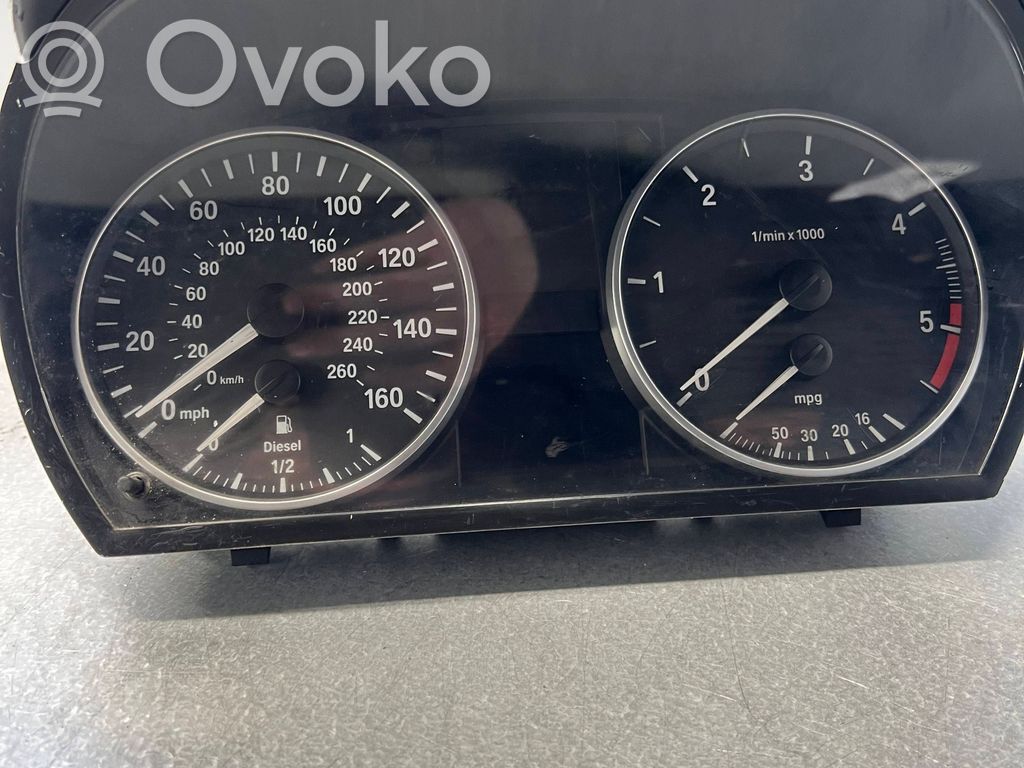 BMW 3 E90 E91 Spidometrs (instrumentu panelī) 