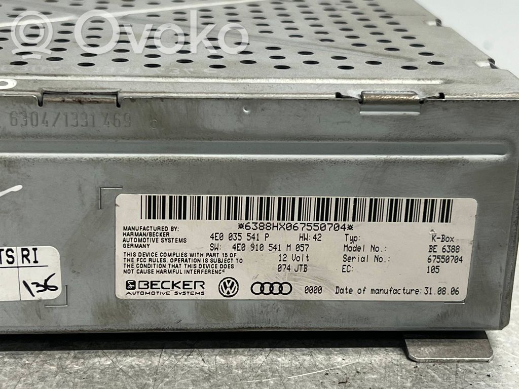 Audi Q7 4L Head unit multimedia control 