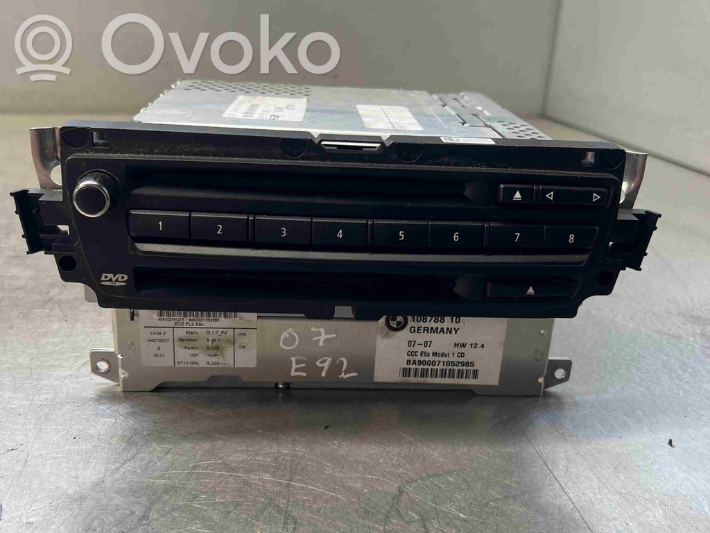 BMW 3 E92 E93 Radio/CD/DVD/GPS head unit 