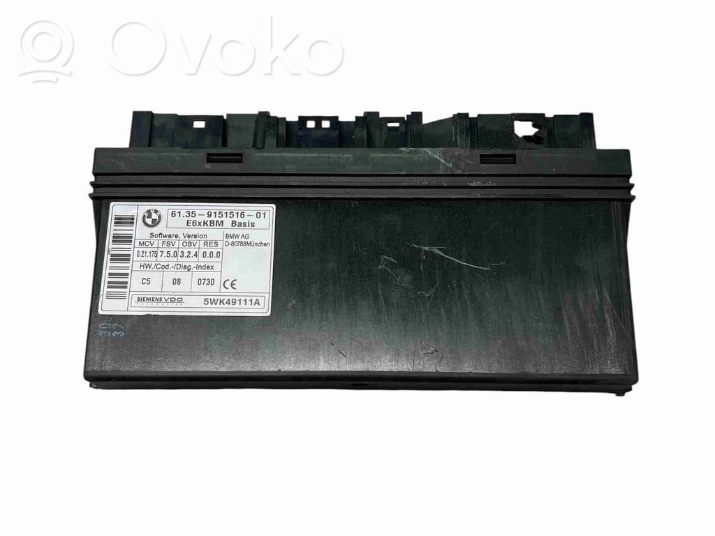 BMW 5 E60 E61 Komforto modulis 
