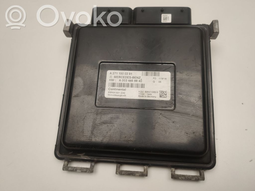 Mercedes-Benz C W204 Calculateur moteur ECU 