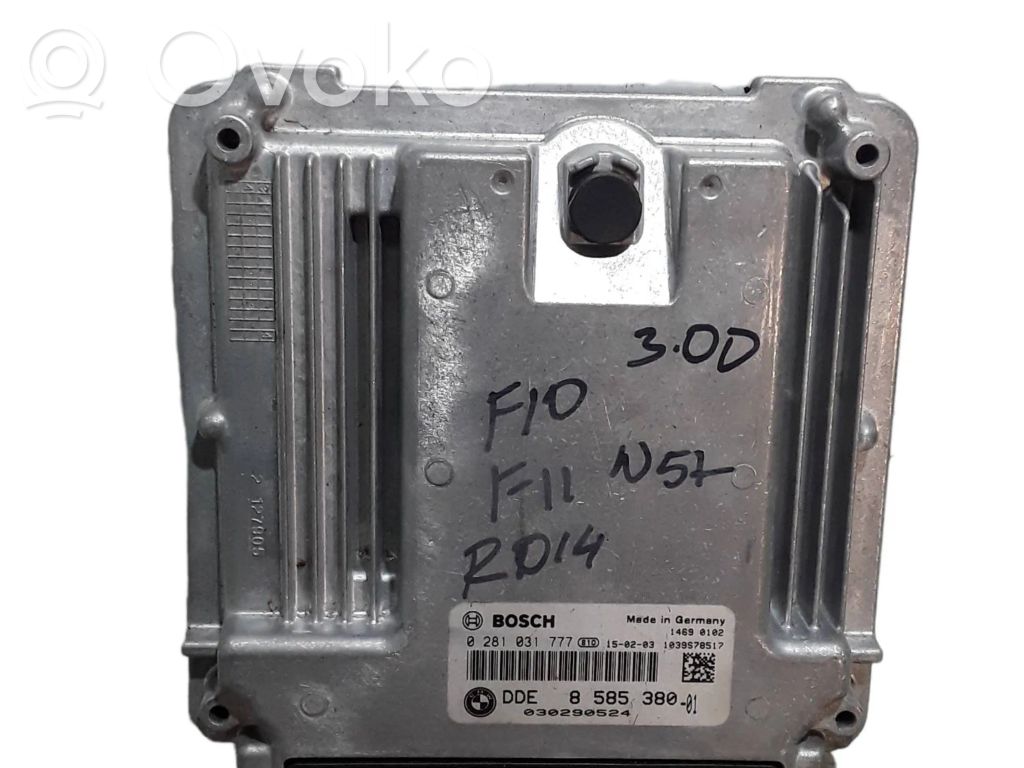 BMW 5 F10 F11 Engine control unit/module 