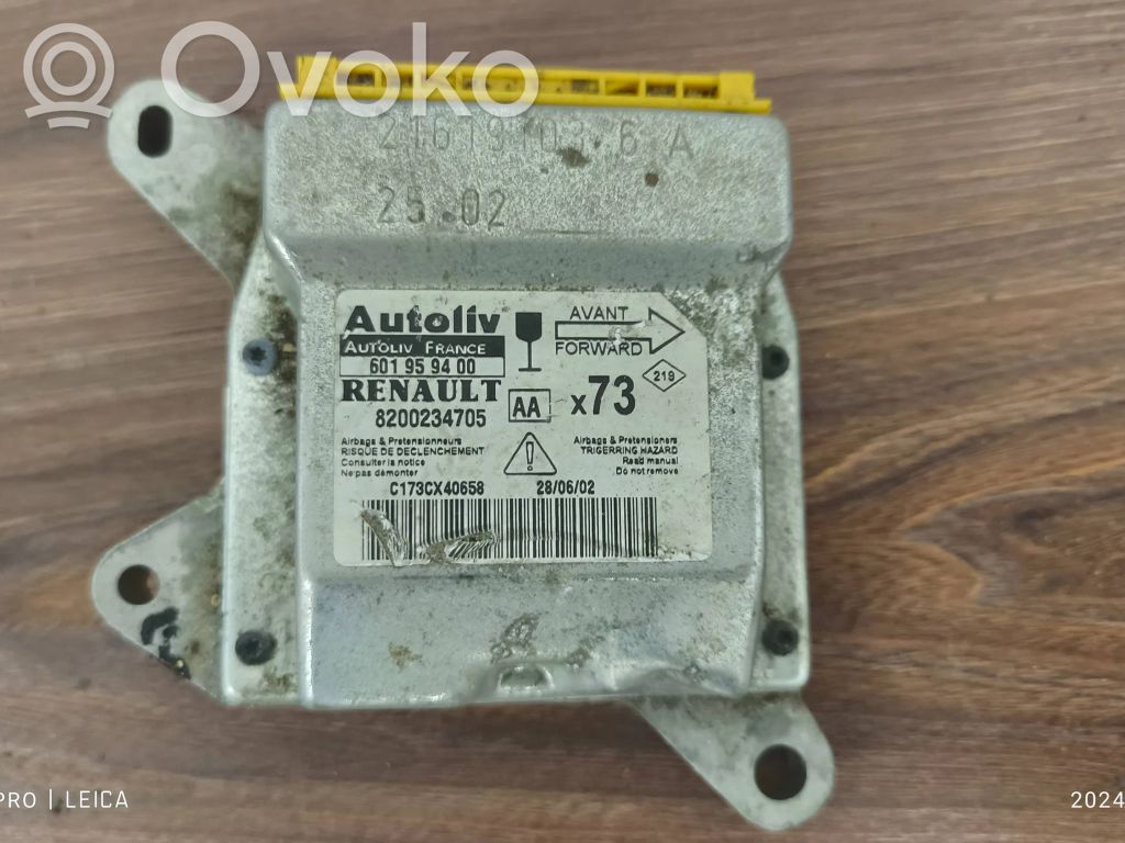 Airbag control unit/module   8200234705,C173CX40658,601959400