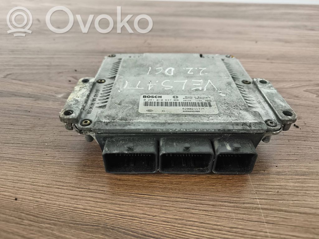 Engine control unit/module   8200211711,8200085386,0281010637