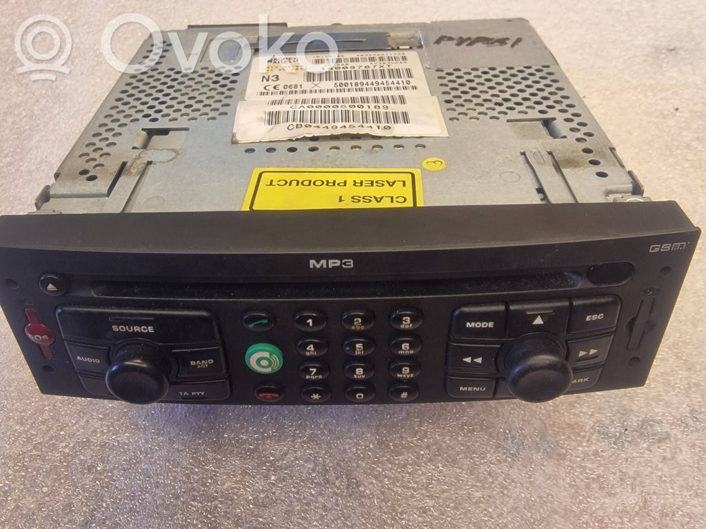 Peugeot 807 Radio / CD/DVD atskaņotājs / navigācija 