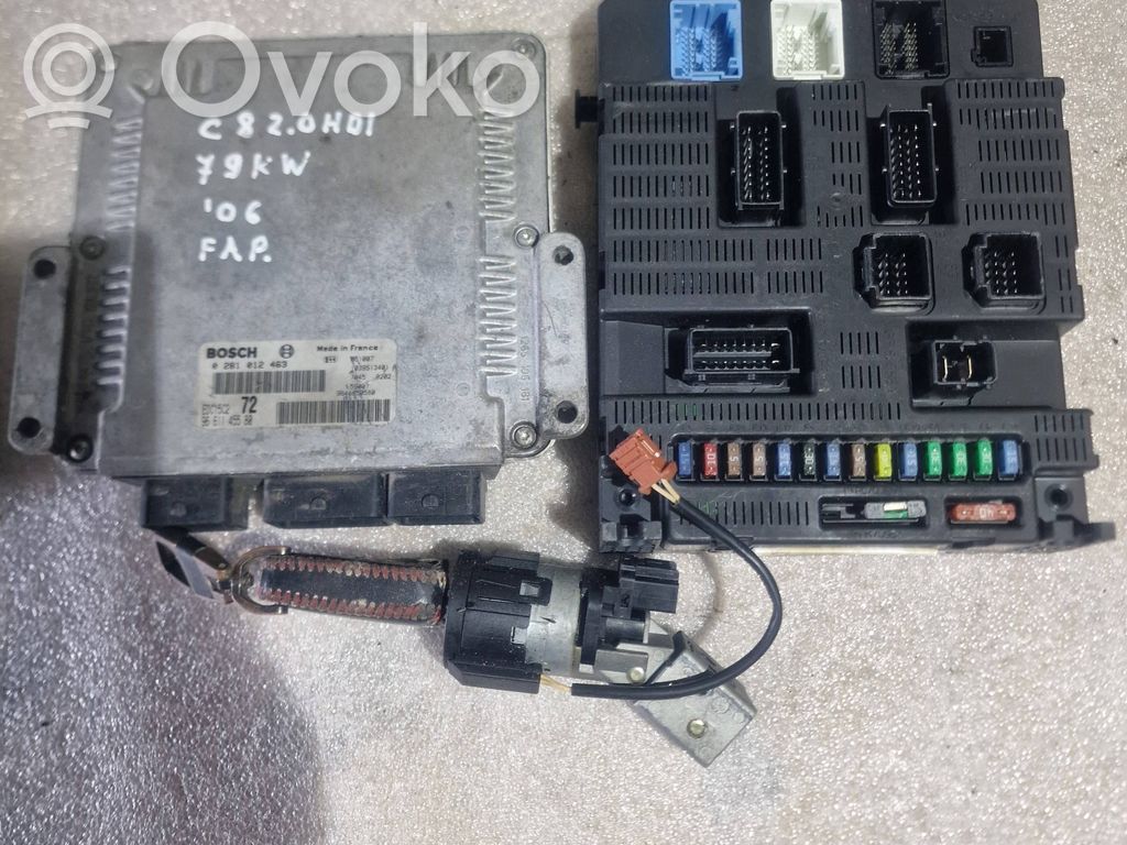 Unidad de control/módulo del motor   0281012463,9646850580,9661145580,9659285280