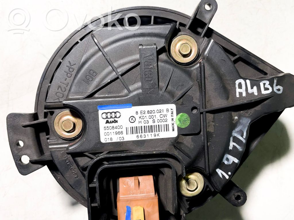Audi A4 S4 B6 8E 8H Wentylator nawiewu / Dmuchawa 