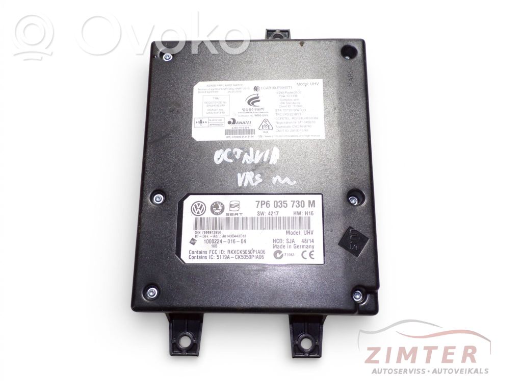 Skoda Octavia Mk2 (1Z) Bluetooth control unit module 