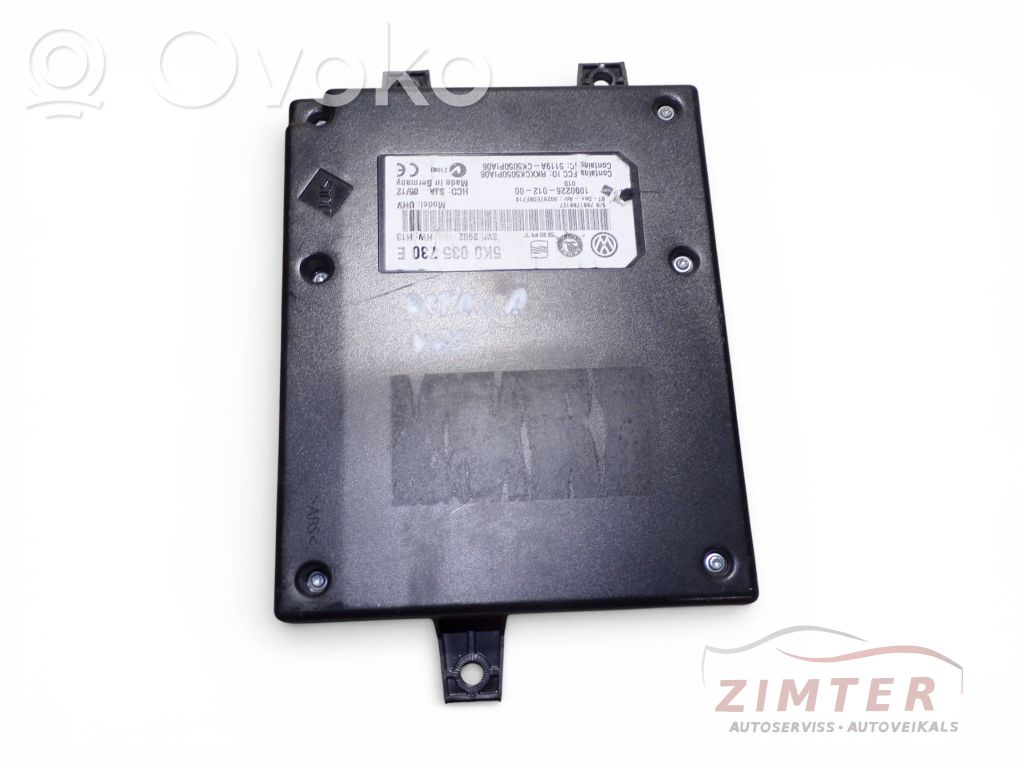 Skoda Octavia Mk2 (1Z) Bluetooth control unit module 
