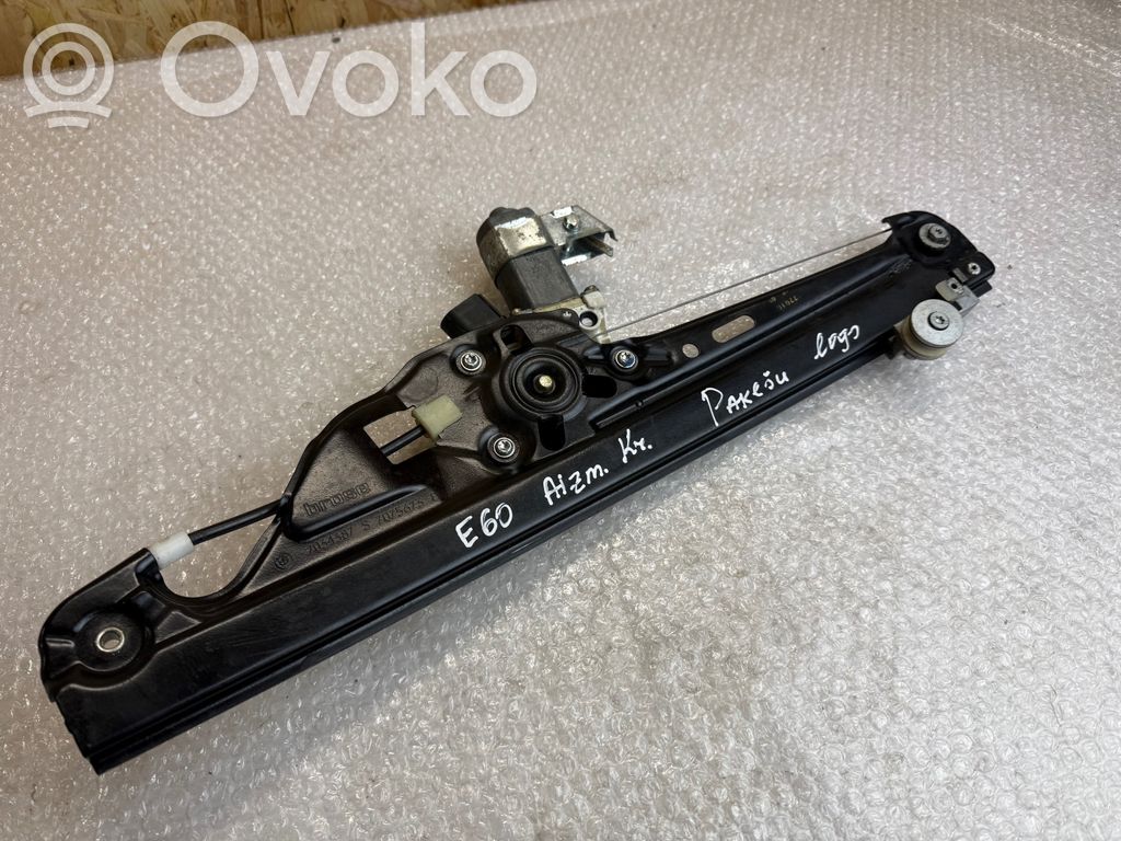 BMW 5 E60 E61 Alzacristalli della portiera posteriore con motorino 