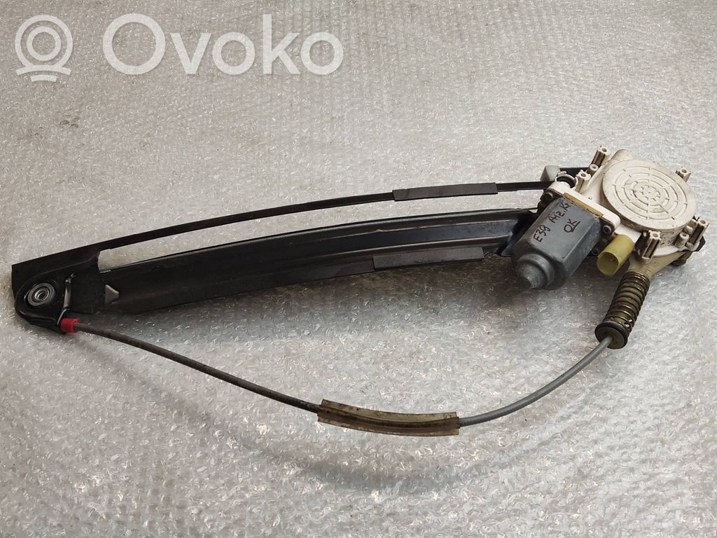 BMW 5 E39 Regulador de puerta trasera con motor 