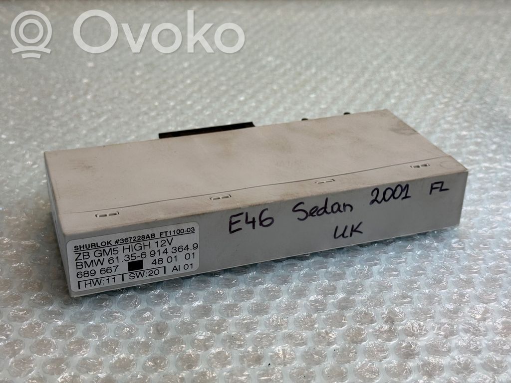 BMW 3 E46 Komforto modulis 