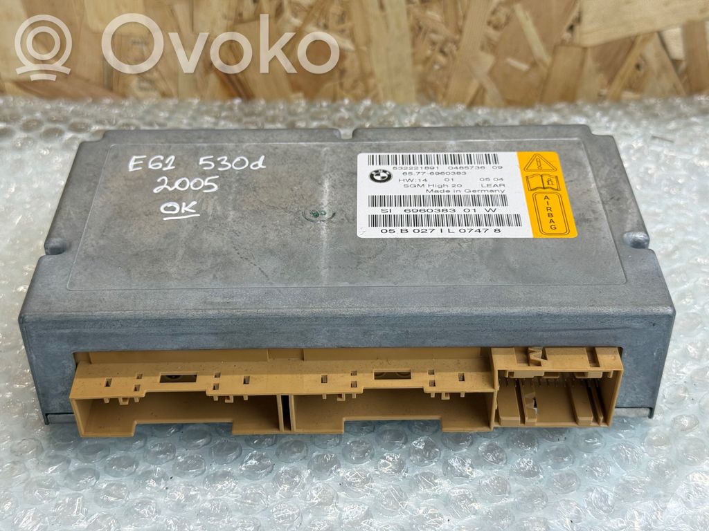 BMW 5 E60 E61 Airbag control unit/module 