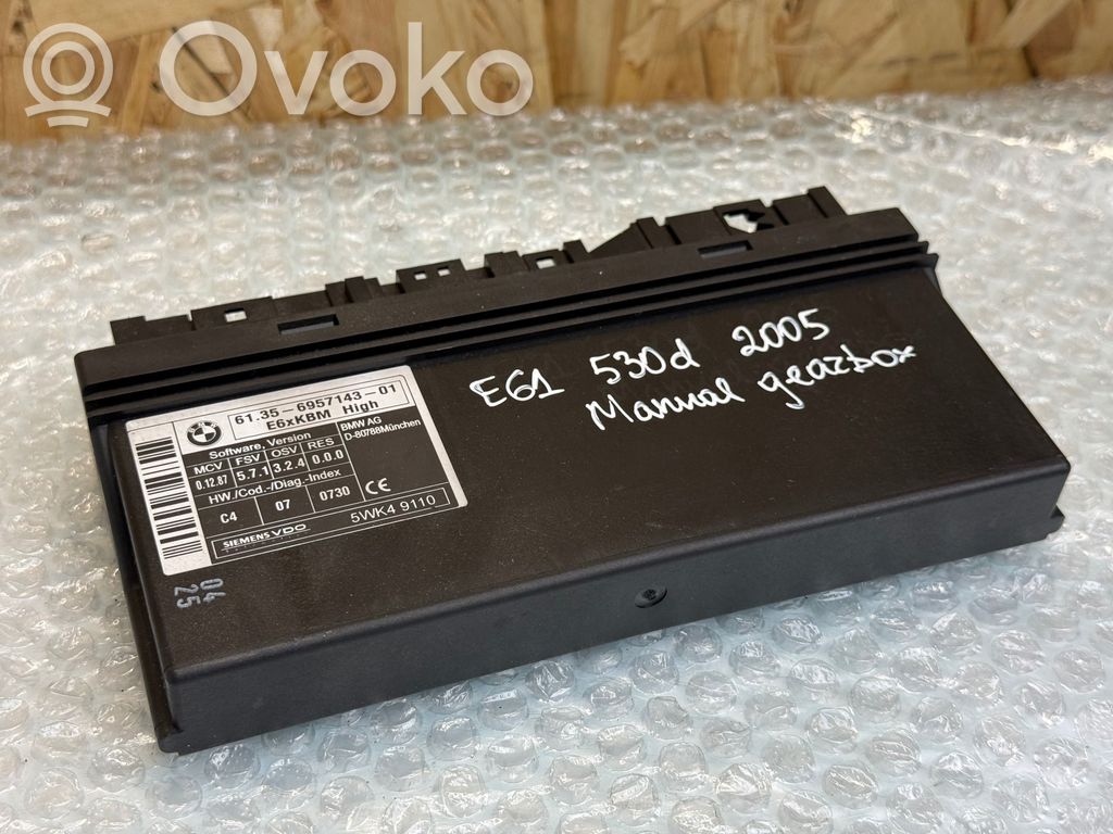 BMW 5 E60 E61 Komforto modulis 