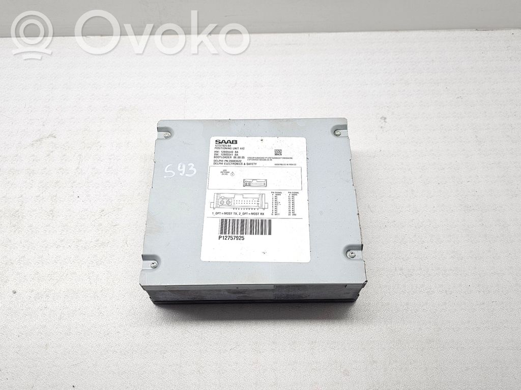 Saab 9-3 Ver2 GPS navigation control unit/module 
