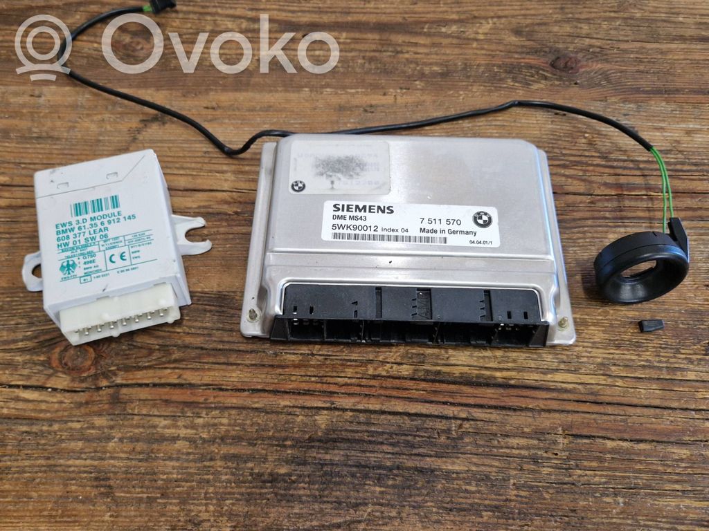BMW Z3 E36 Engine ECU kit and lock set 