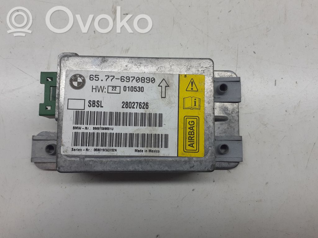 BMW 7 E65 E66 Module de contrôle airbag 