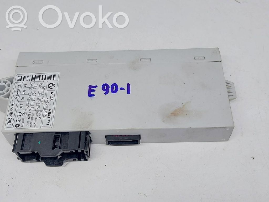 BMW 3 E90 E91 CAS-ohjainlaite/moduuli 