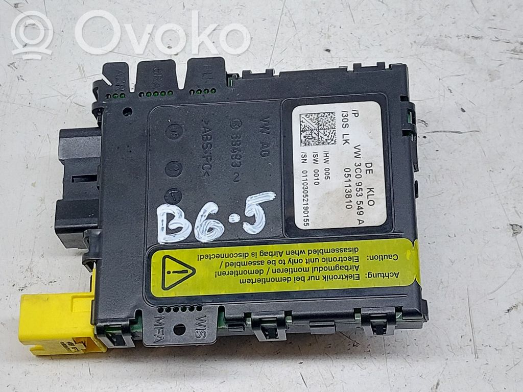 Volkswagen PASSAT B6 Sensor de ángulo de dirección 