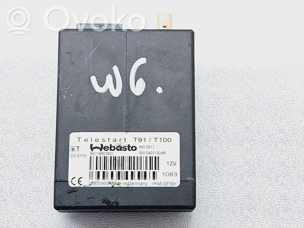 Volkswagen Multivan T5 Auxiliary heating control unit/module 