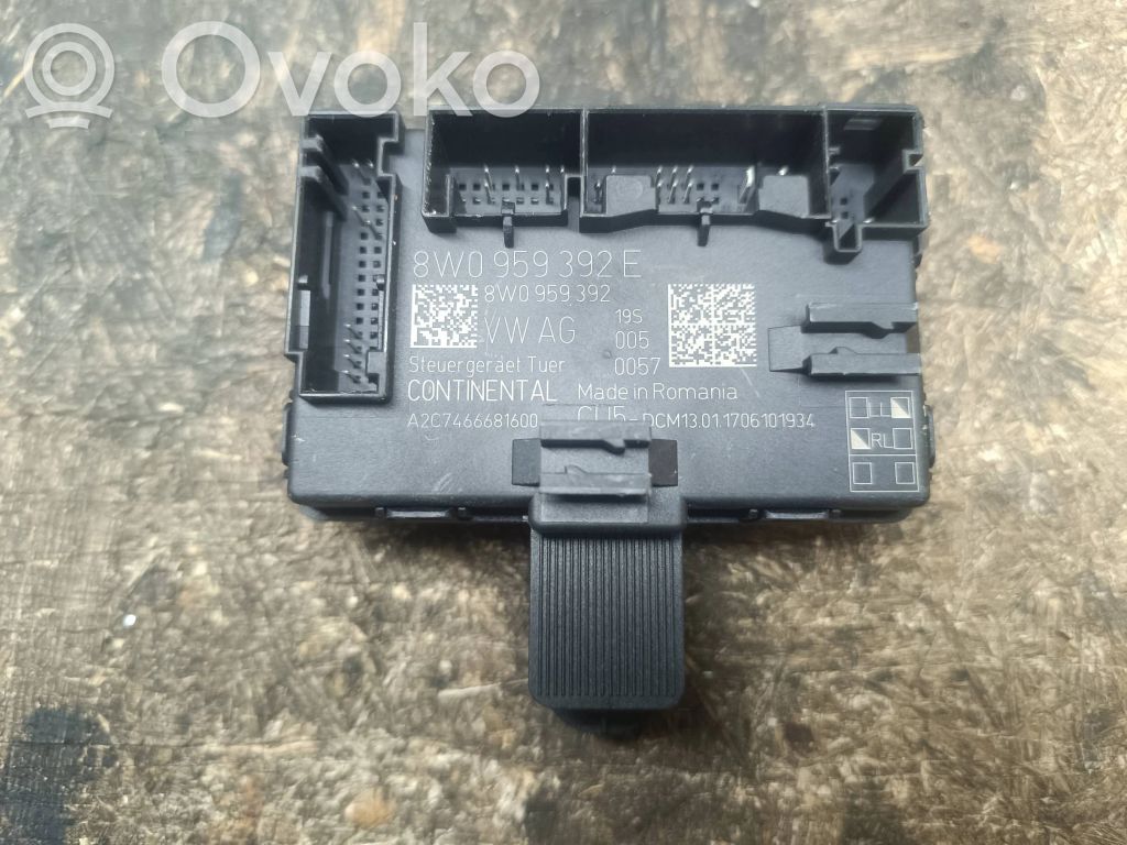Audi A4 S4 B9 Door control unit/module 