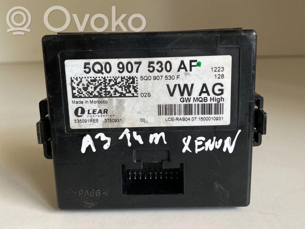 Gateway control module   5Q0907530AF,5Q0907530F