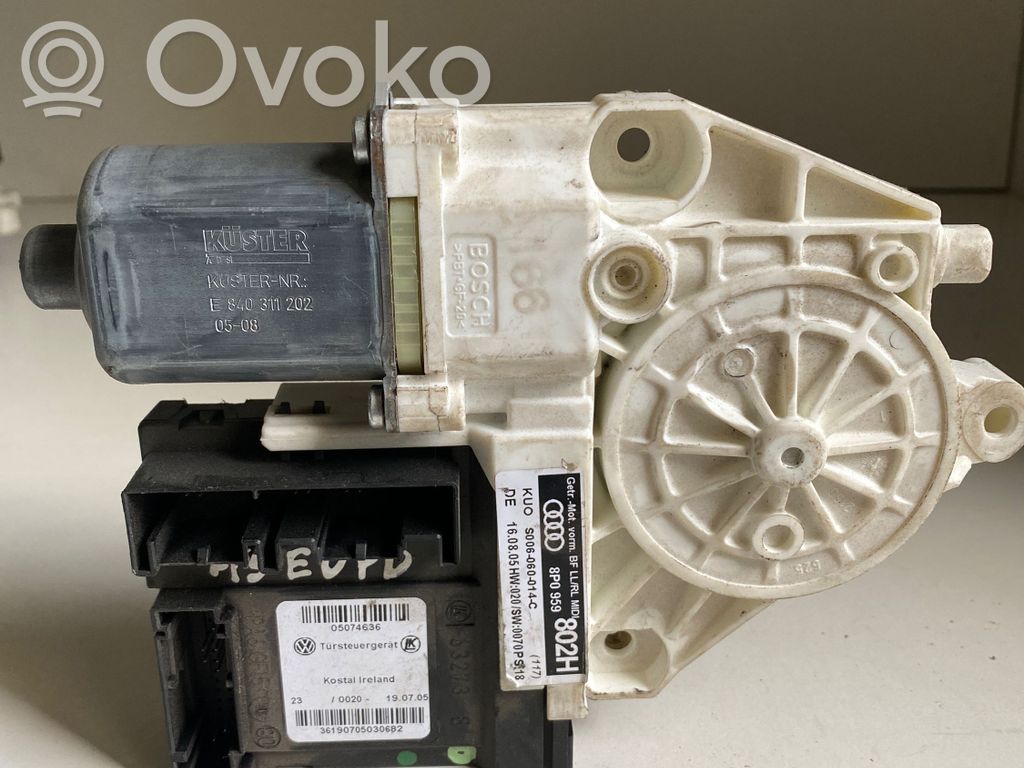 Audi A3 S3 8P Front door window regulator motor 