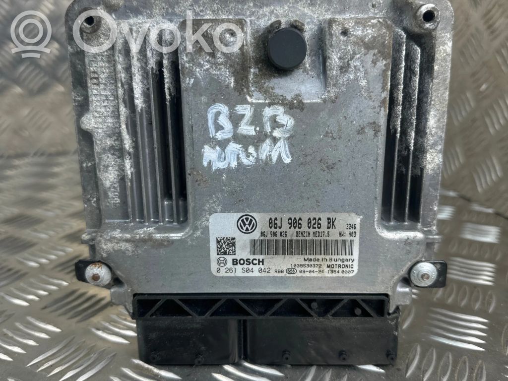 Engine control unit/module   06J906026BK,06J906026,0261S04042