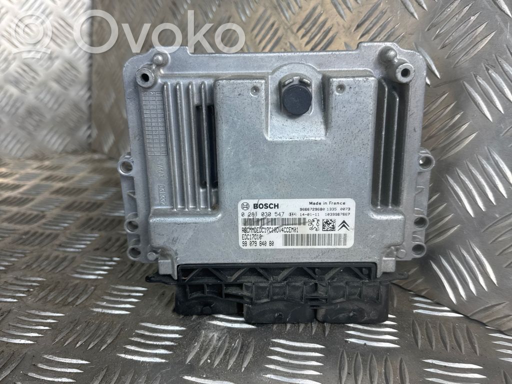 Engine control unit/module   0281030547,9807984080,9666729680,EDC17C10