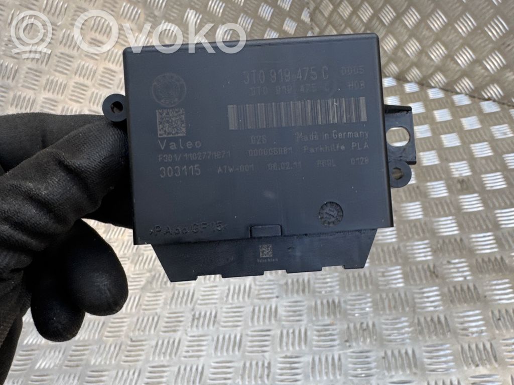 Skoda Superb B6 (3T) Unité de commande, module PDC aide au stationnement 