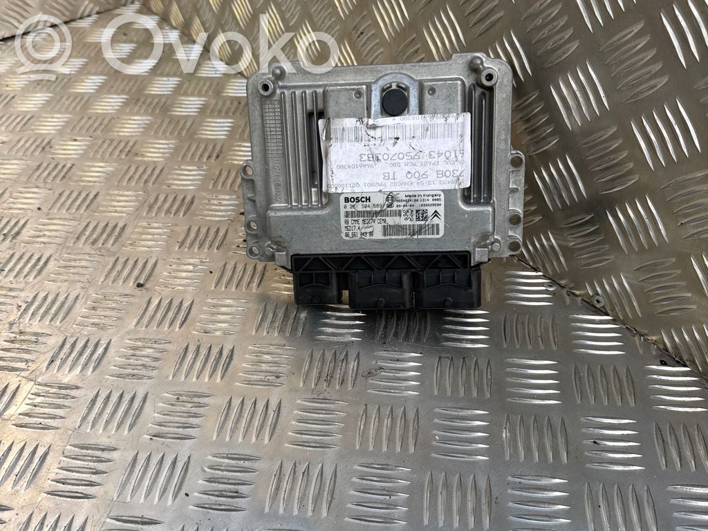 Engine control unit/module   9666104380,0261S04689,9664834180