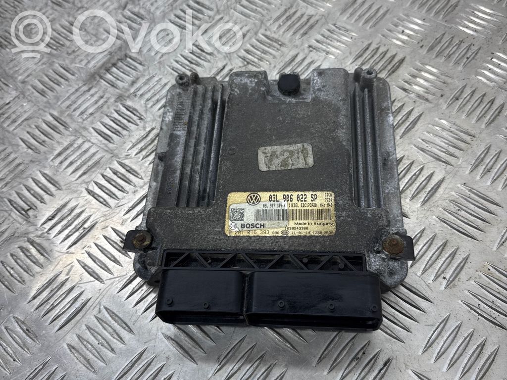 Engine control unit/module   03L906022SP,0281016393,03L907309K,EDC17CP20